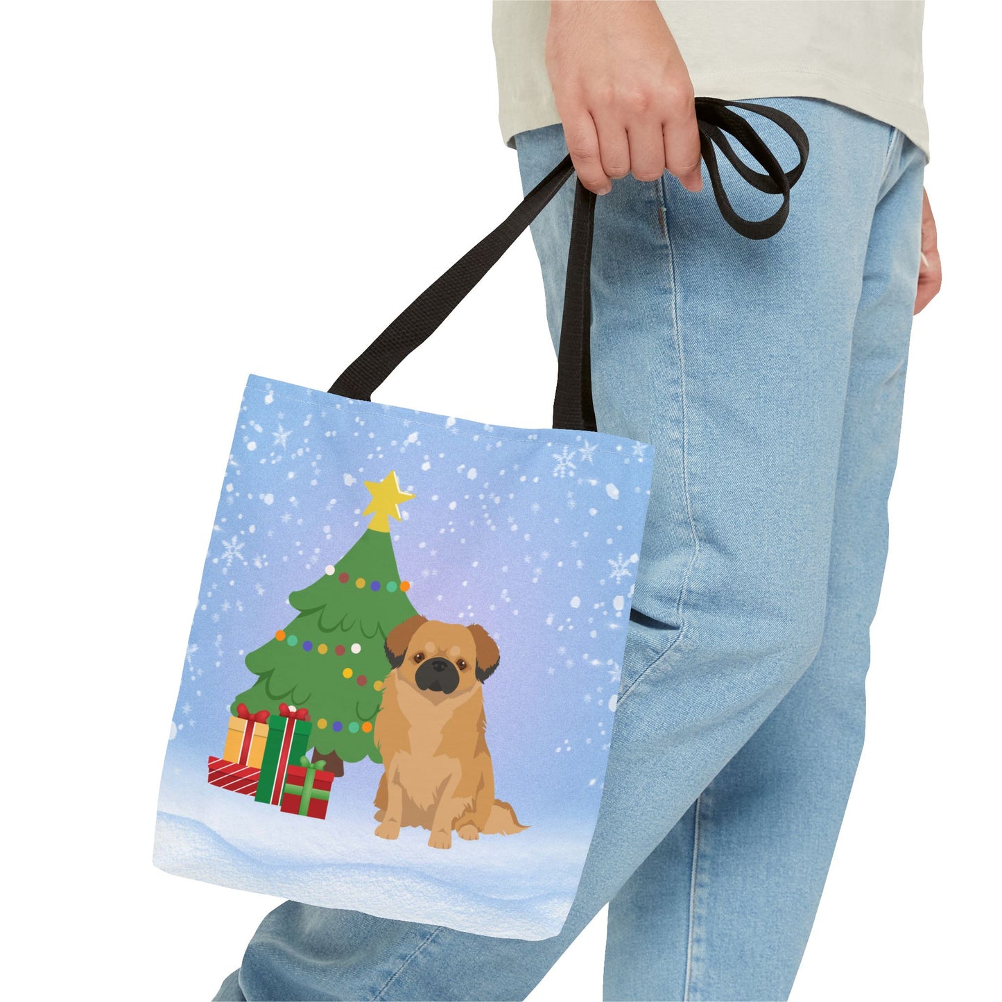 Tibetan Spaniel Dog Tote Bag, Dog Mom Gift