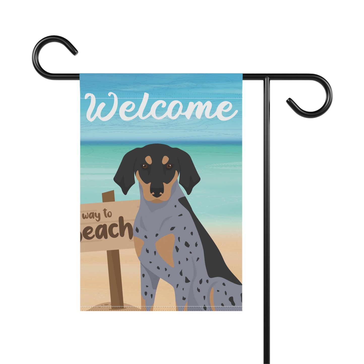 Bluetick Coonhound Dog Garden Flag