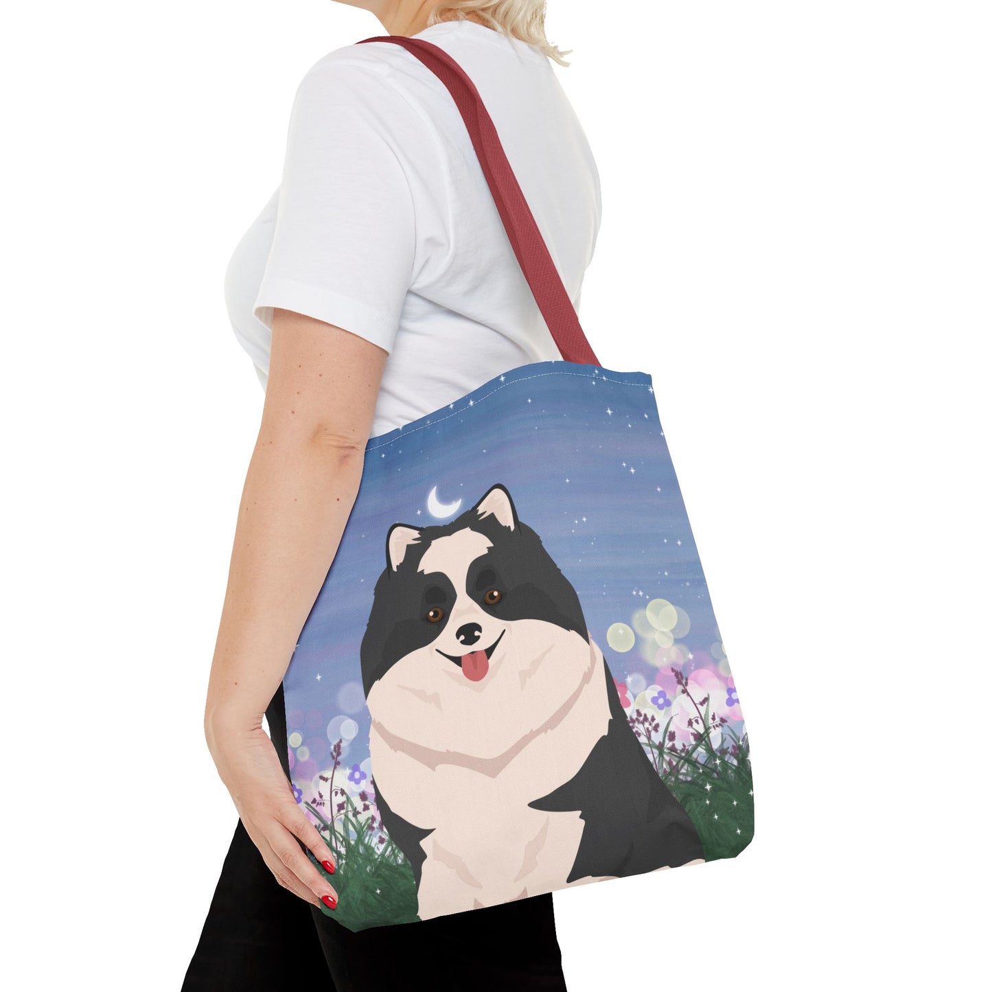 Pomeranian Dog Tote Bag 16x16