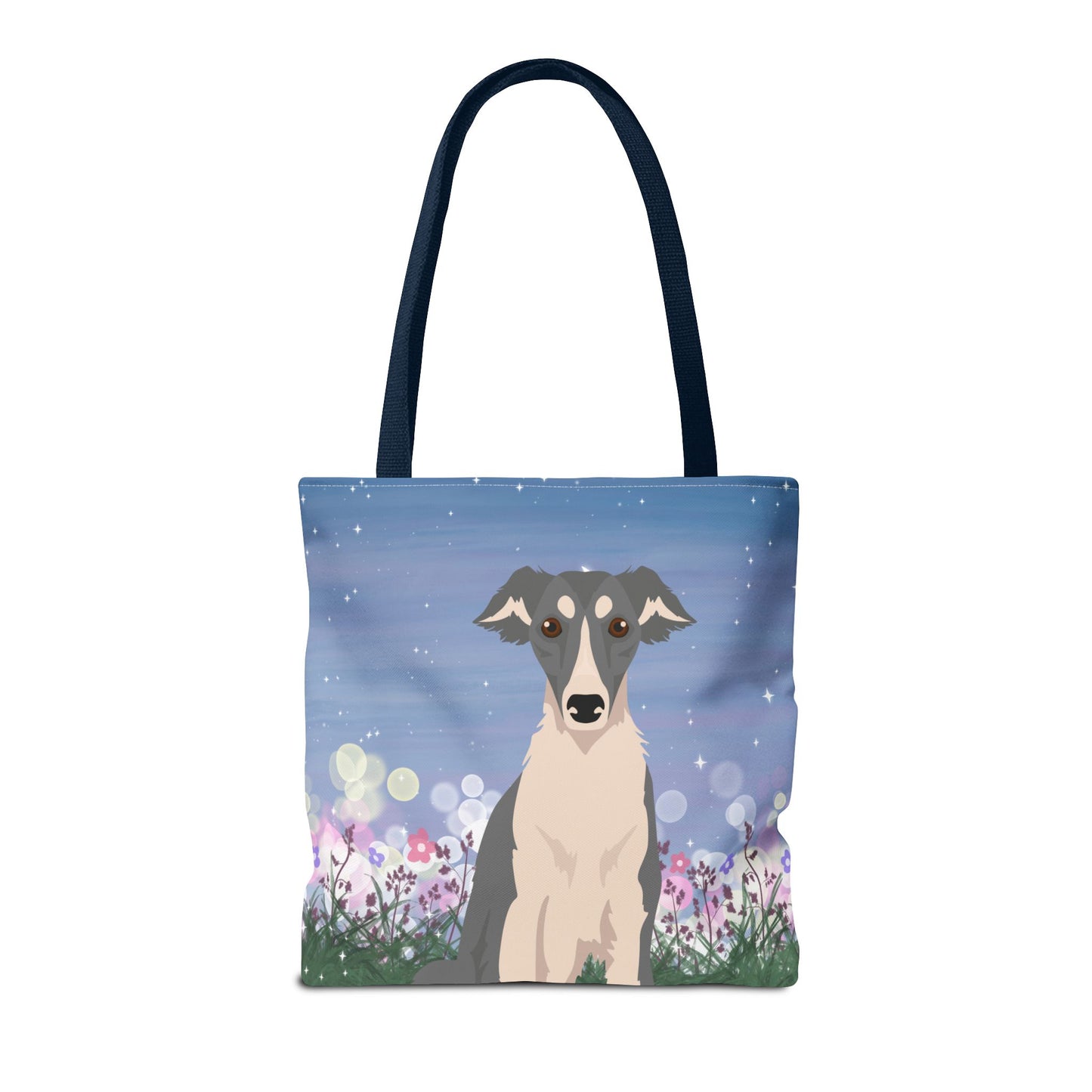 Silken Windhound Dog Tote Bag 16x16
