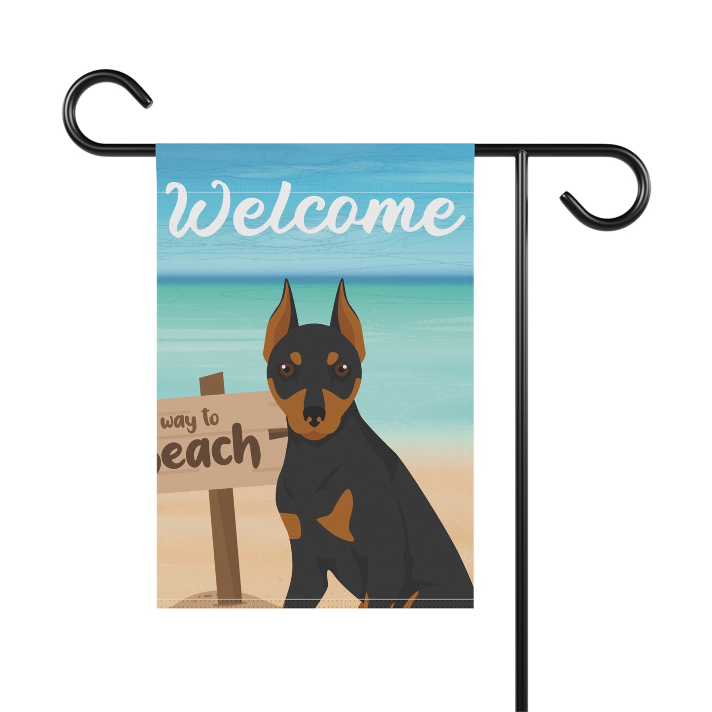 Miniature Pinscher Dog Garden Flag