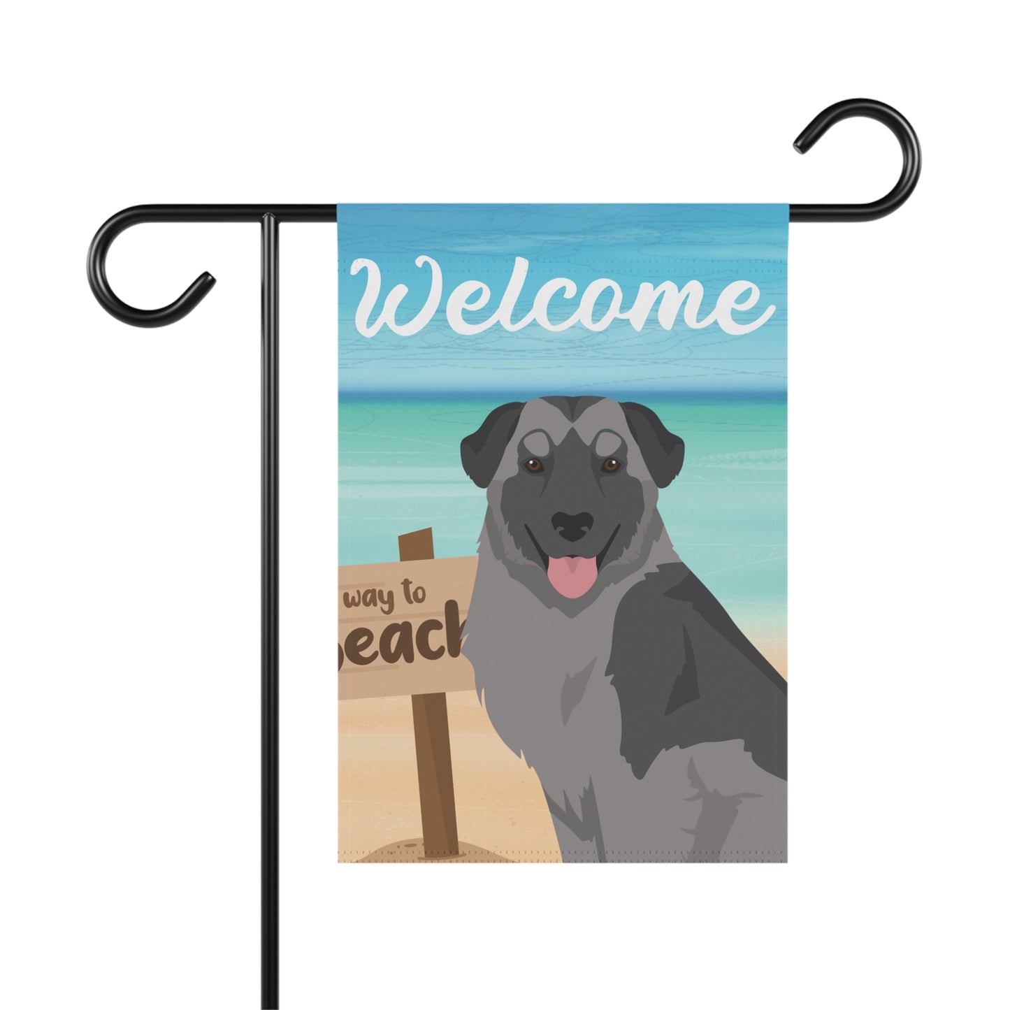 Carpathian Shepherd Dog Garden Flag