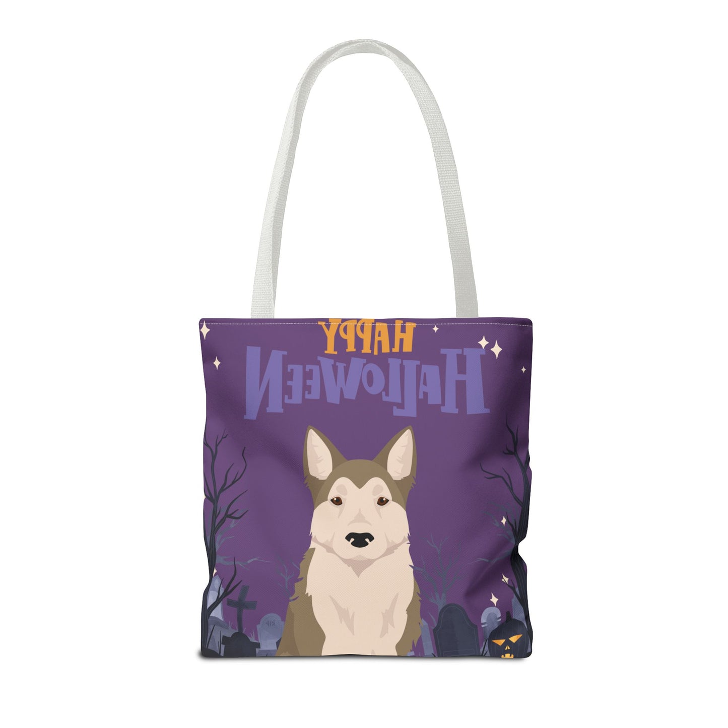 West Siberian Laika Dog Happy Halloween Tote Bag 16x16