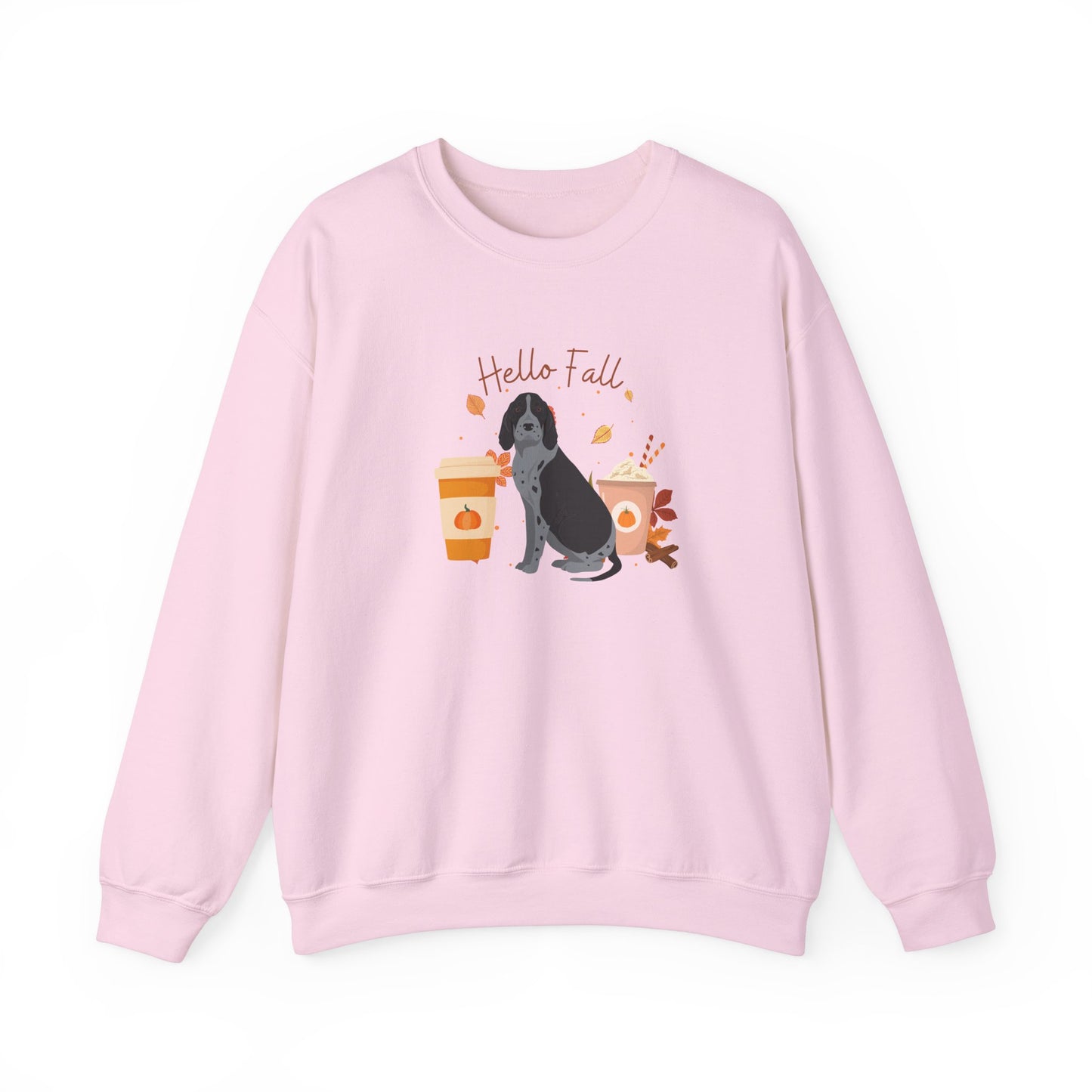 American English Coonhound Dog Fall Unisex Heavy Blend Crewneck Sweatshirt
