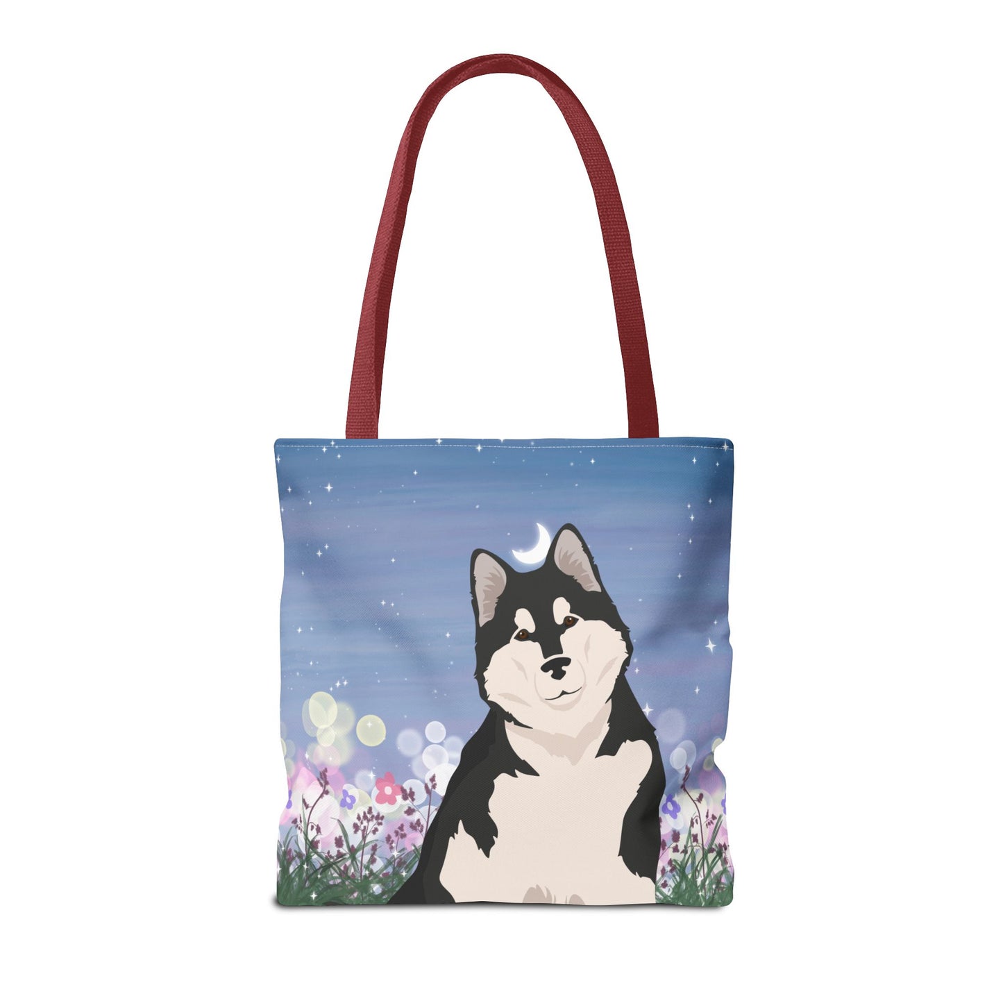 Alaskan Malamute Dog Tote Bag 16x16