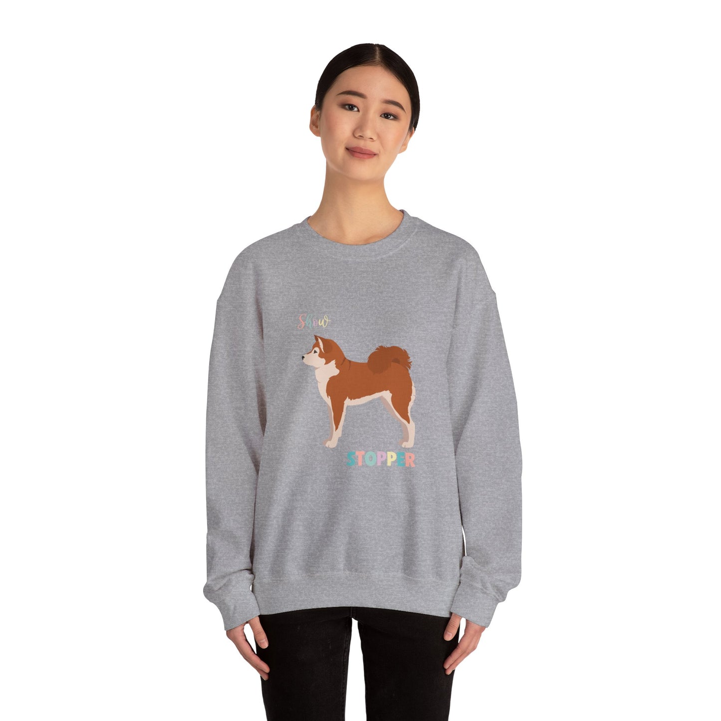 Shiba Inu Dog Unisex Heavy Blend Crewneck Sweatshirt