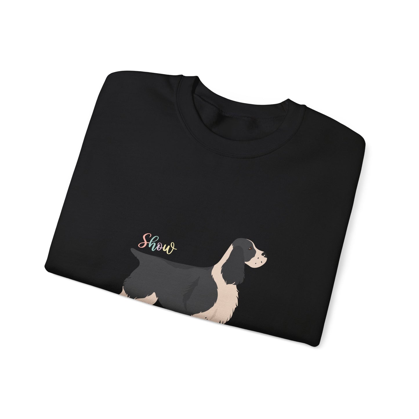 Springer Spaniel Dog Unisex Heavy Blend Crewneck Sweatshirt