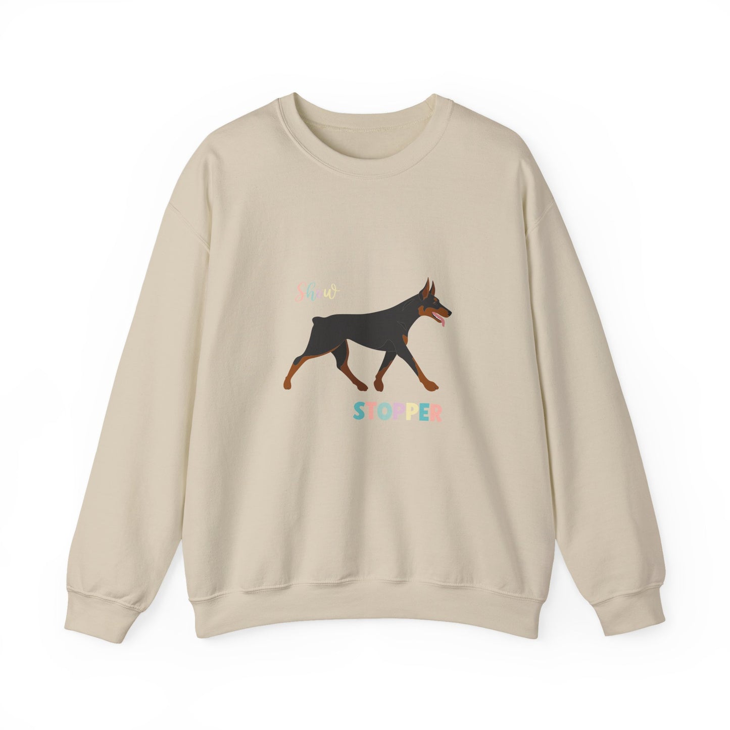 Doberman Pinscher Dog Unisex Heavy Blend Crewneck Sweatshirt