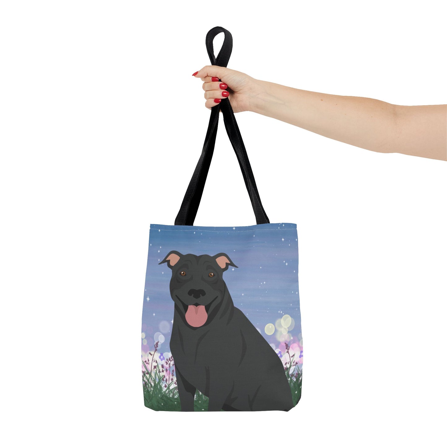 Pit Bull Dog Tote Bag 13x13