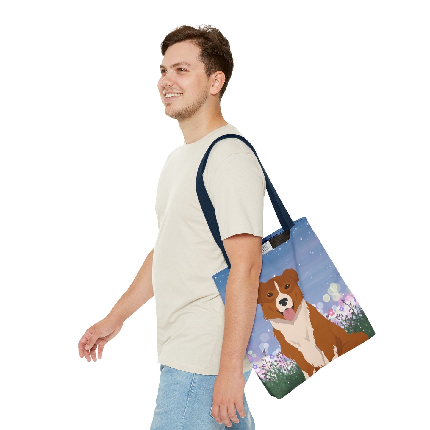 English Shepherd Dog Tote Bag 16x16