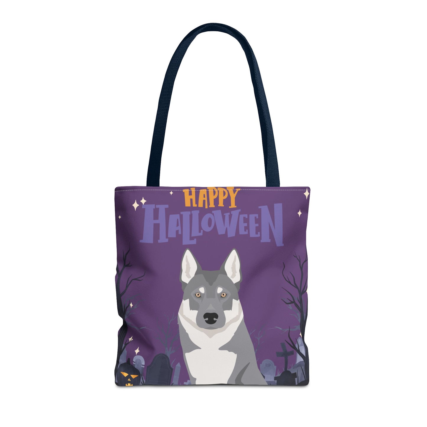 Czechoslovakian Wolfdog Dog Happy Halloween Tote Bag 16x16