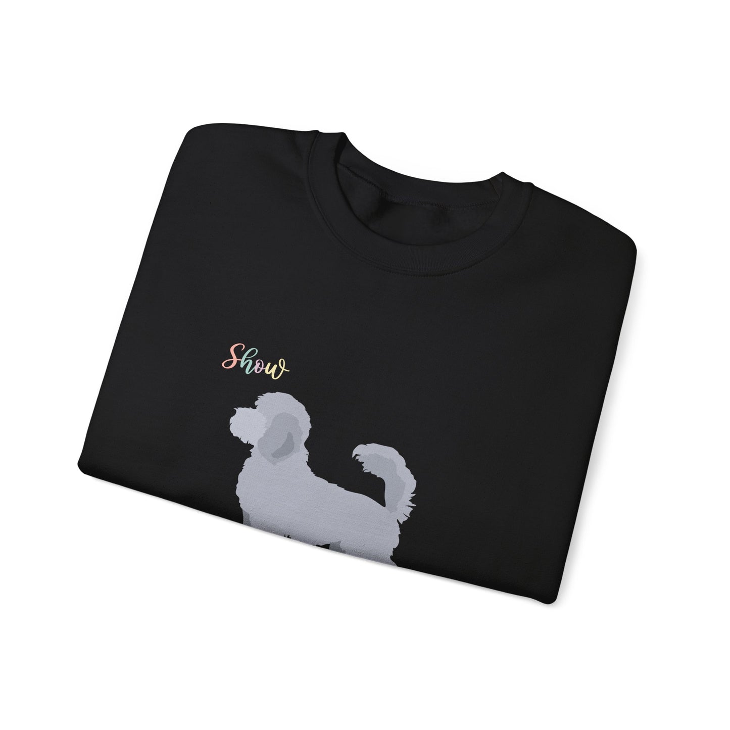 Poodle Dog Unisex Heavy Blend Crewneck Sweatshirt