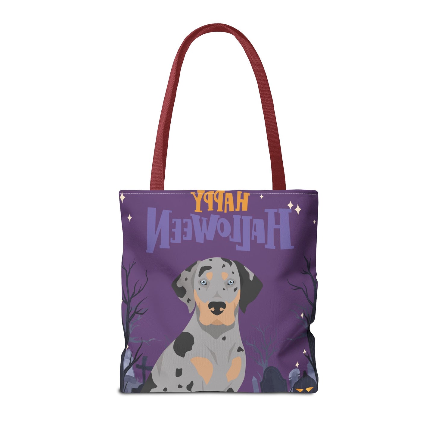 Catahoula Leopard Dog Dog Happy Halloween Tote Bag 16x16