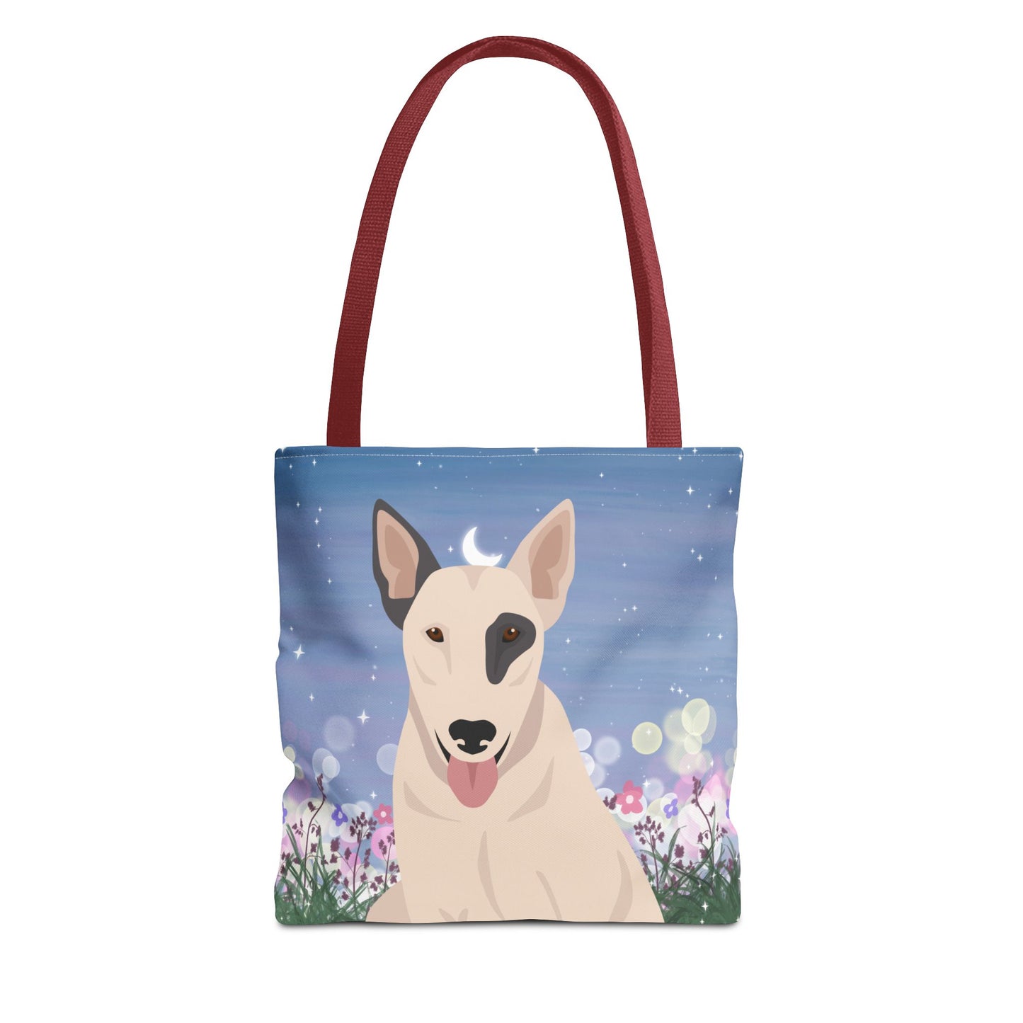 Bull Terrier Dog Tote Bag 13x13