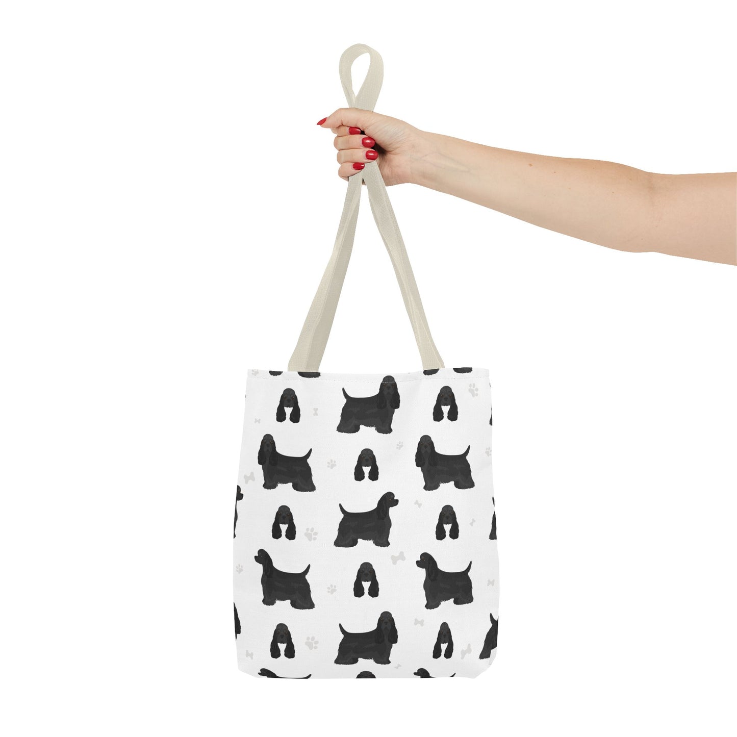 American Cocker Spaniel Dog Tote Bag, Cocker Spaniel Dog Mom Gift