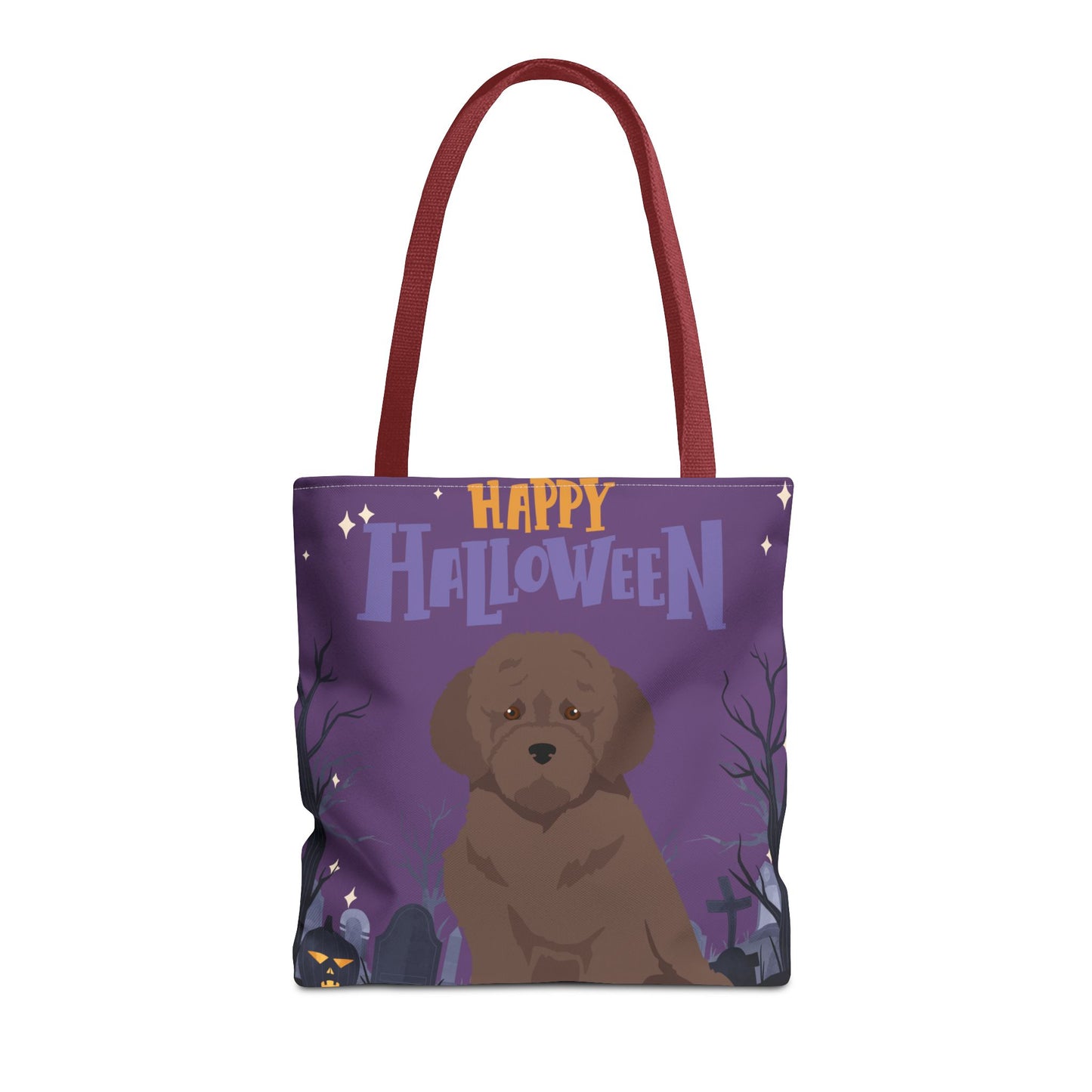 Lagotto Romagnolo Dog Happy Halloween Tote Bag 16x16