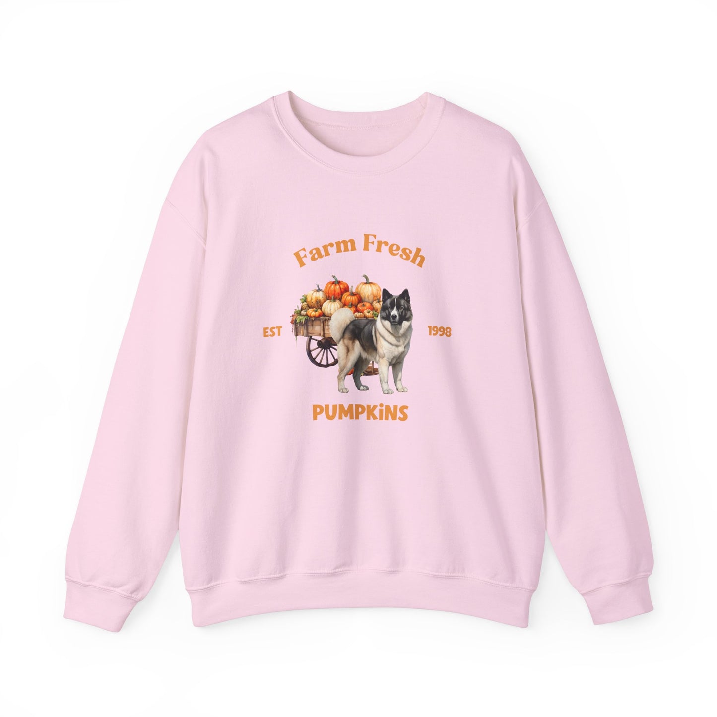 American Akita Dog Fall Unisex Heavy Blend Crewneck Sweatshirt