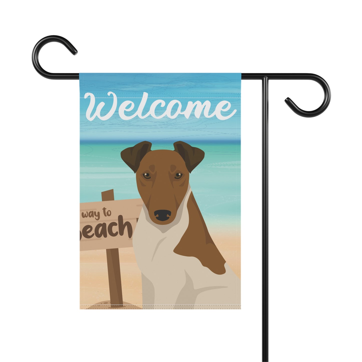 Smooth Fox Terrier Dog Garden Flag