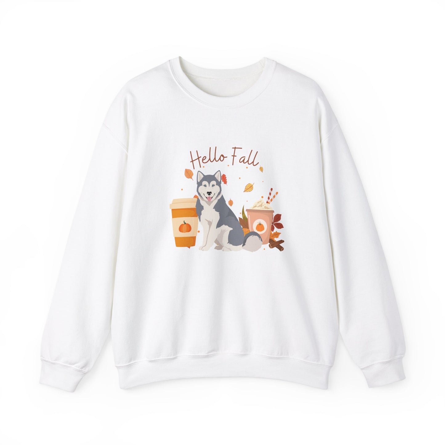 Copy of Copy of Copy of Canadian Inuit Dog Fall Halloween Unisex Heavy Blend Crewneck Sweatshirt