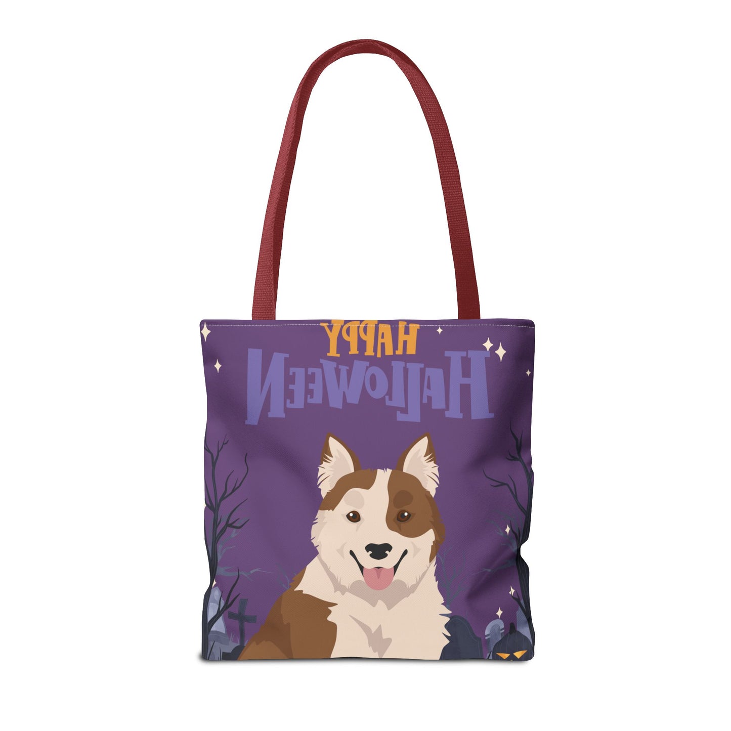 Elo Dog Happy Halloween Tote Bag 16x16