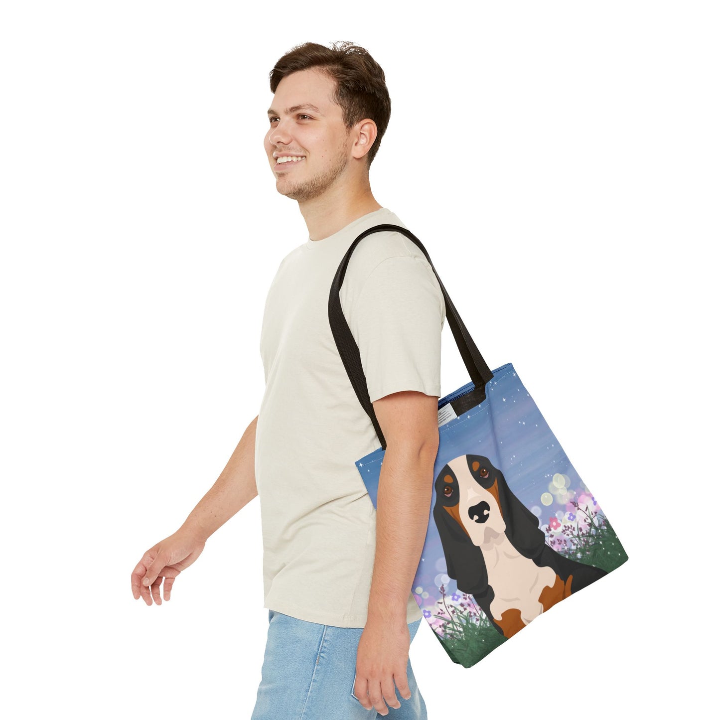Basset Hound Dog Tote Bag 16x16