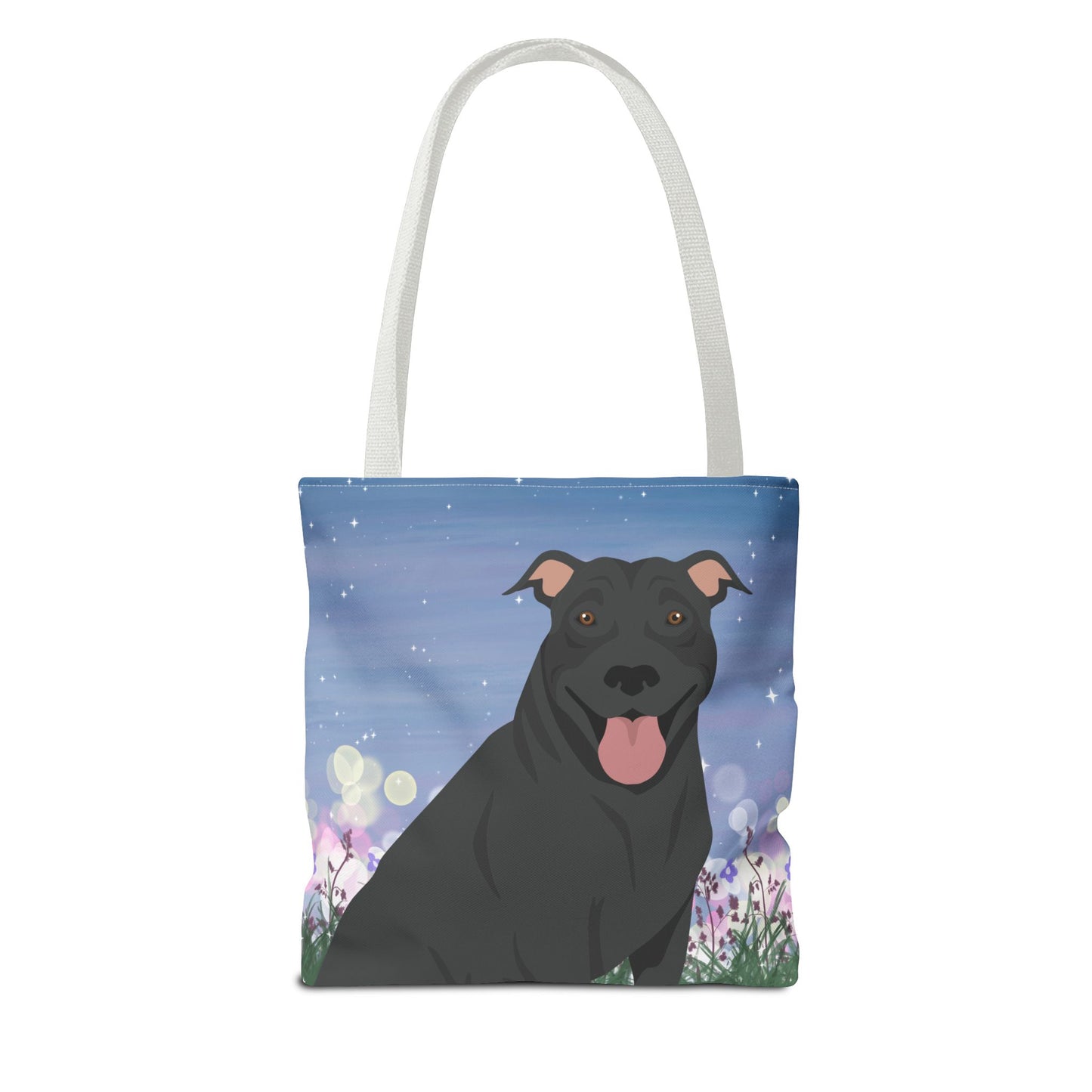 Pit Bull Dog Tote Bag 13x13