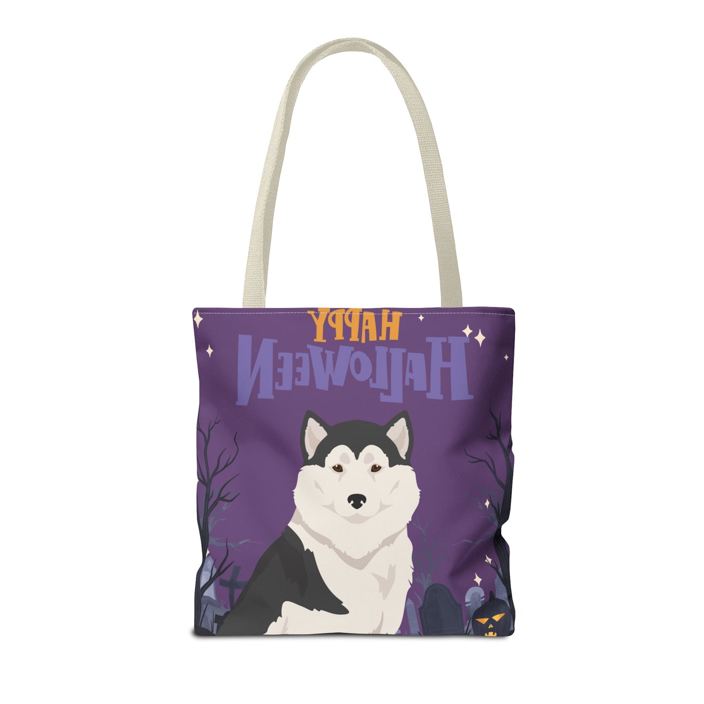 Greenland Dog Dog Happy Halloween Tote Bag 16x16