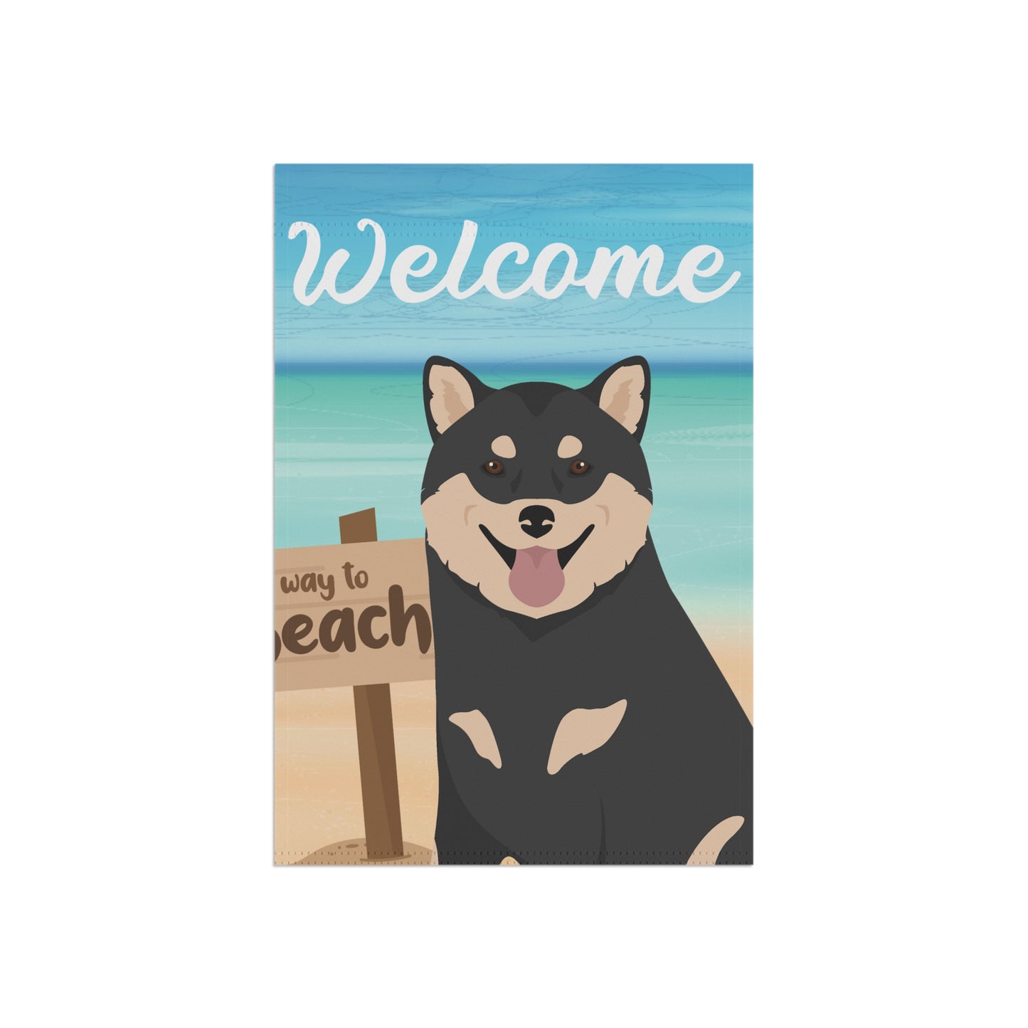 Shiba Inu Dog Garden Flag