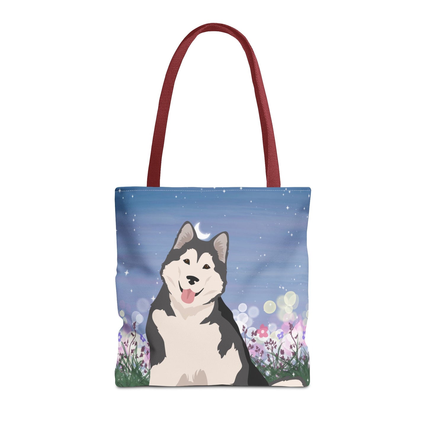 Alaskan Malamute Dog Tote Bag 16x16