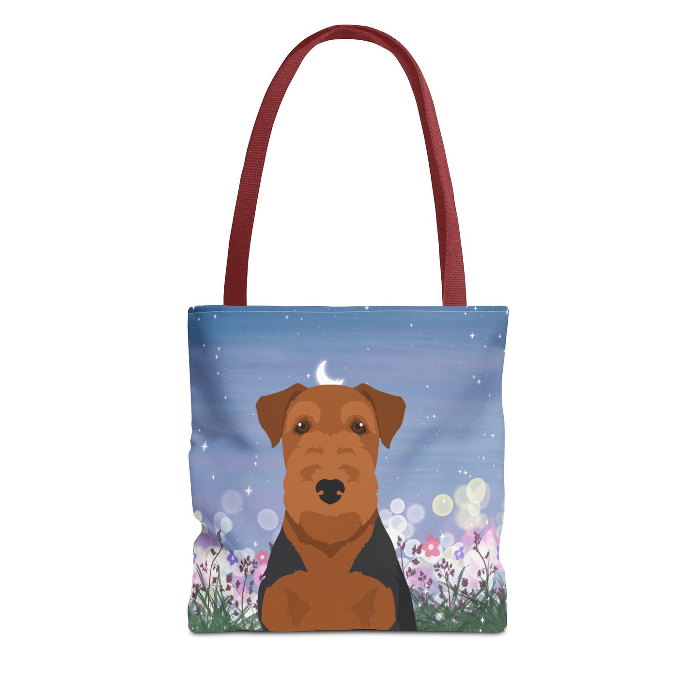 Welsh Terrier Dog Tote Bag 13x13
