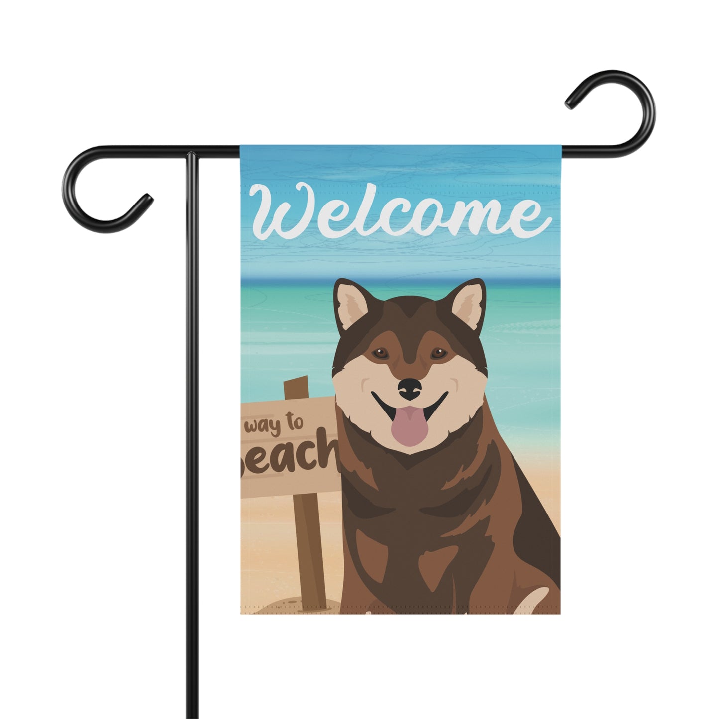 Shiba Inu Dog Garden Flag