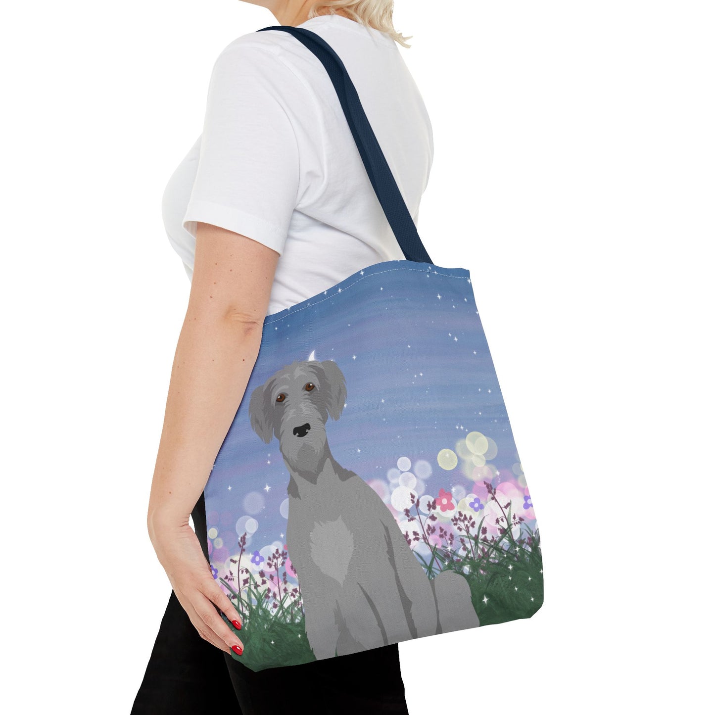 Irish Wolfhound Dog Tote Bag 16x16