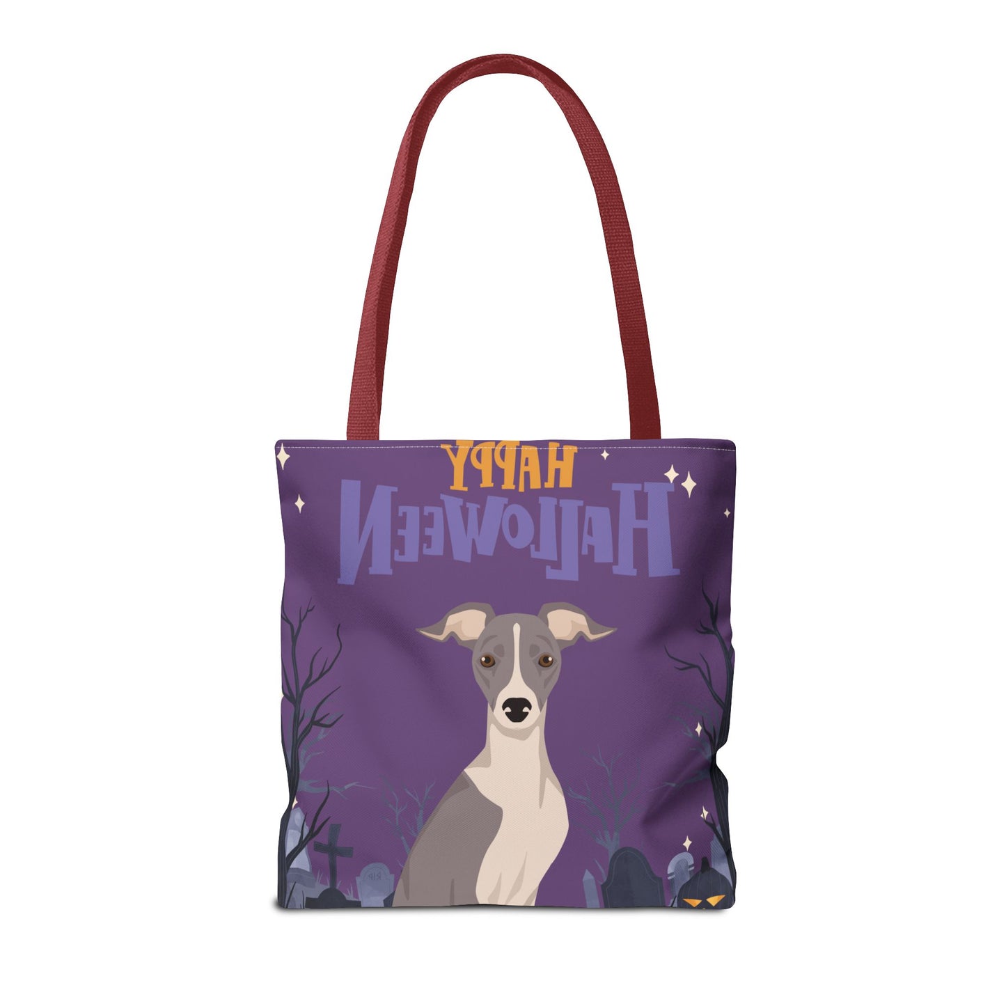 Italian Greyhound Dog Happy Halloween Tote Bag 16x16