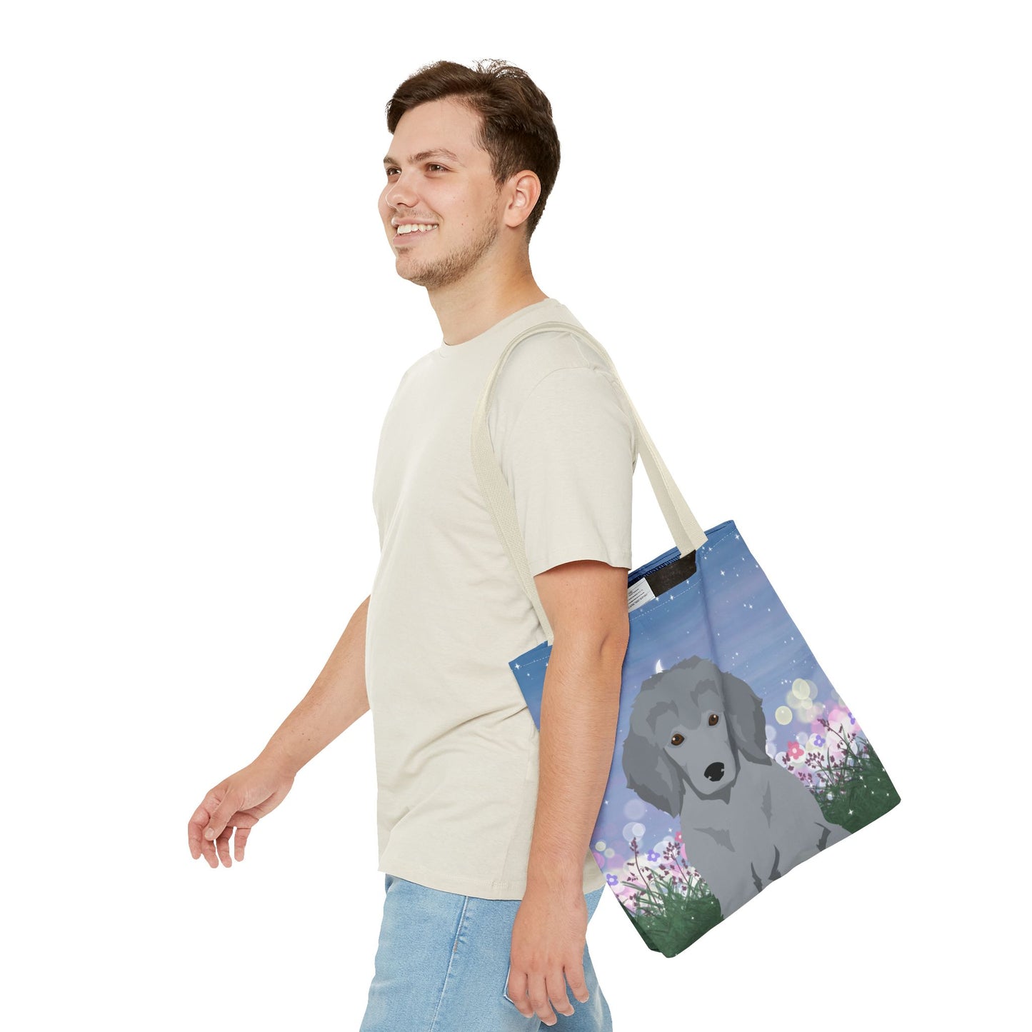 Poodle Dog Tote Bag 16x16