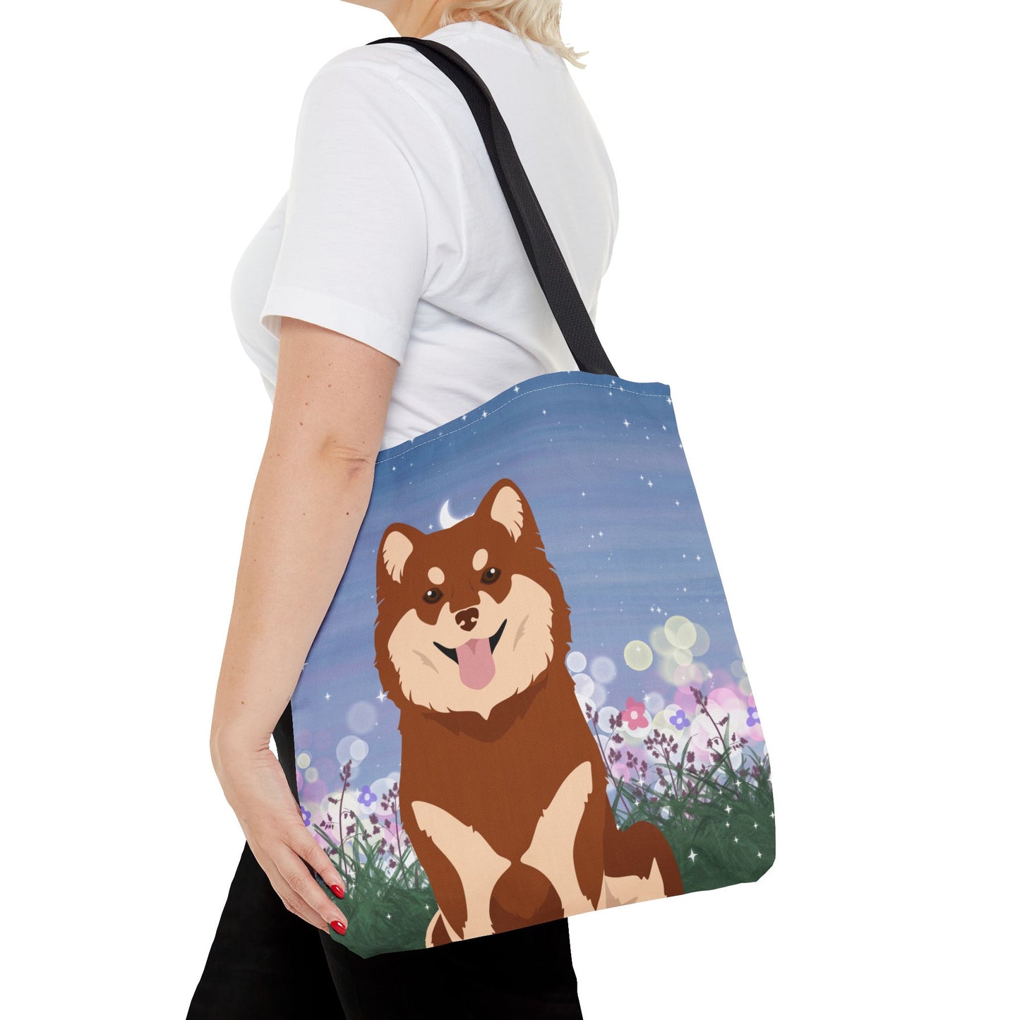 Finnish Lapphund Dog Tote Bag 16x16