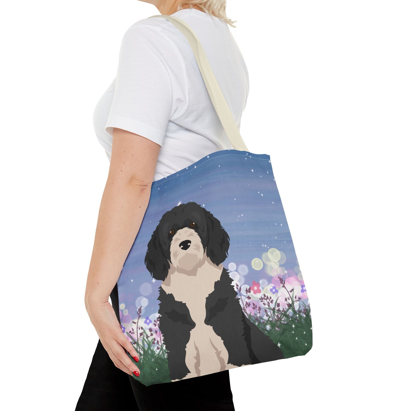 Portuguese Water Dog Dog Tote Bag 16x16