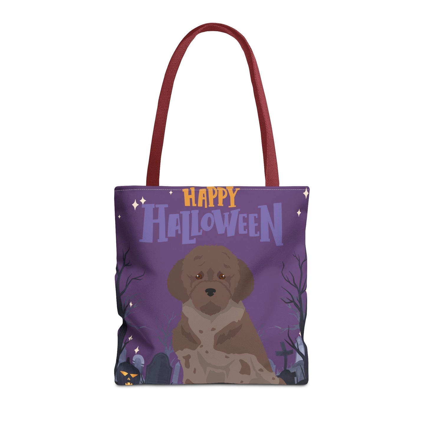 Lagotto Romagnolo Dog Happy Halloween Tote Bag 16x16