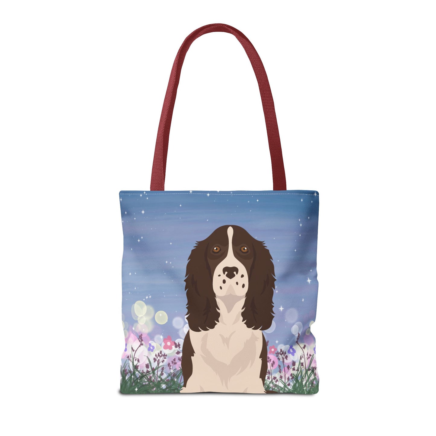 Springer Speniel Dog Tote Bag 16x16