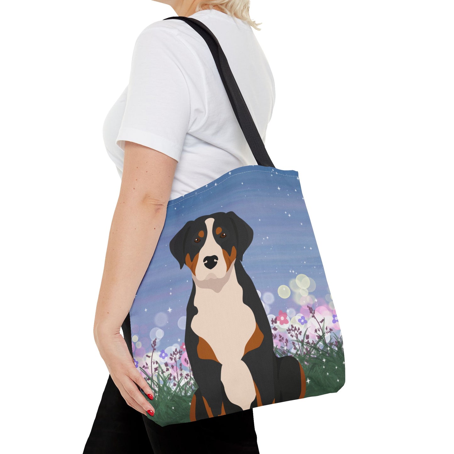 Great Swiss Mountain Dog Dog Tote Bag 16x16