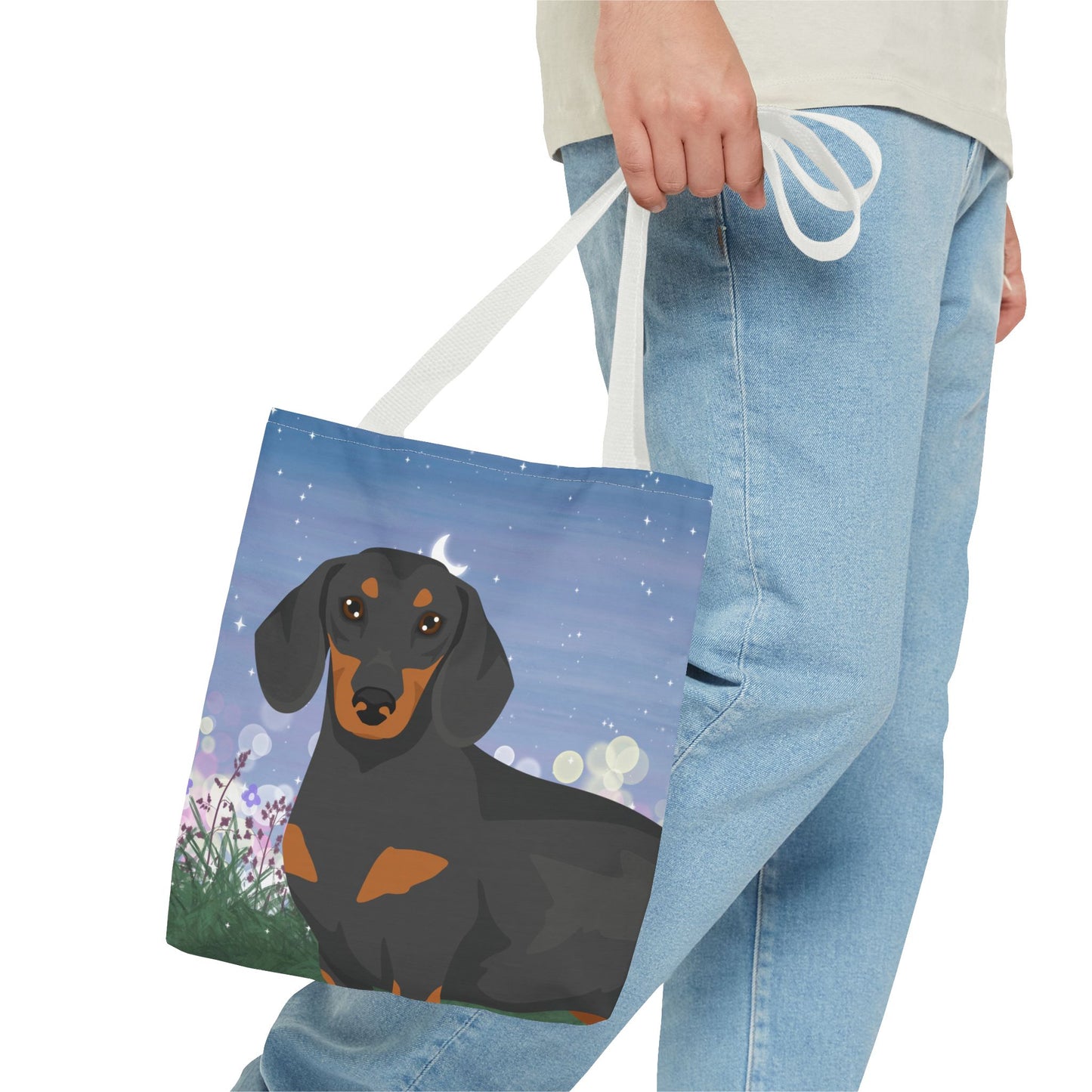 Dachshund Dog Tote Bag 13x13