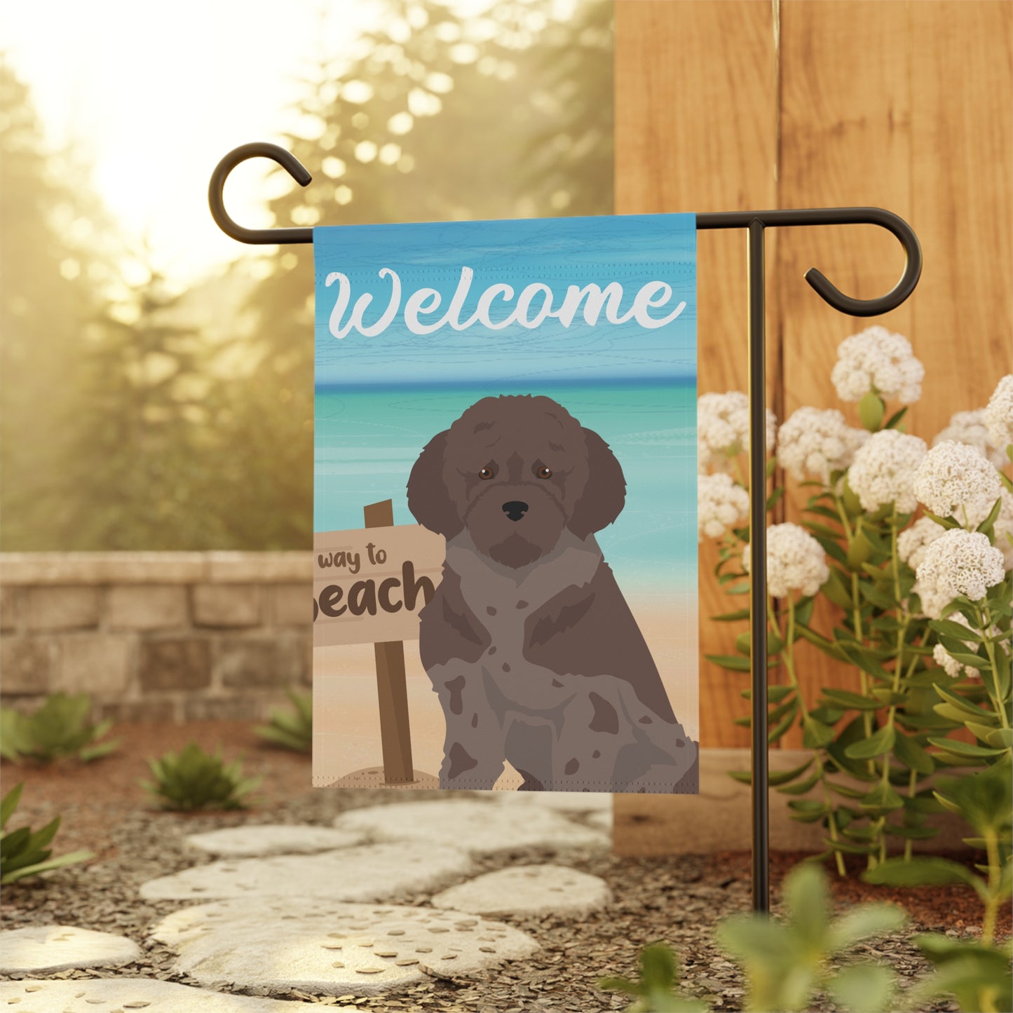 Lagotto Romagnolo Dog Garden Flag
