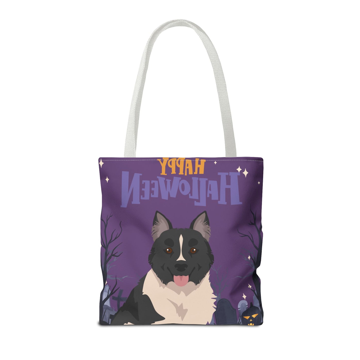 Elo Dog Happy Halloween Tote Bag 16x16