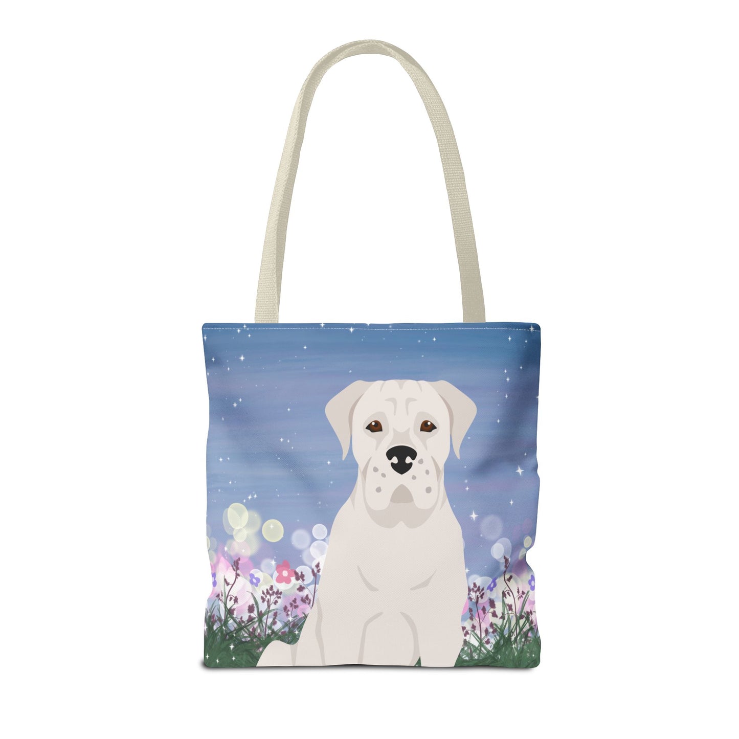 Dogo Argentino Dog Tote Bag 16x16