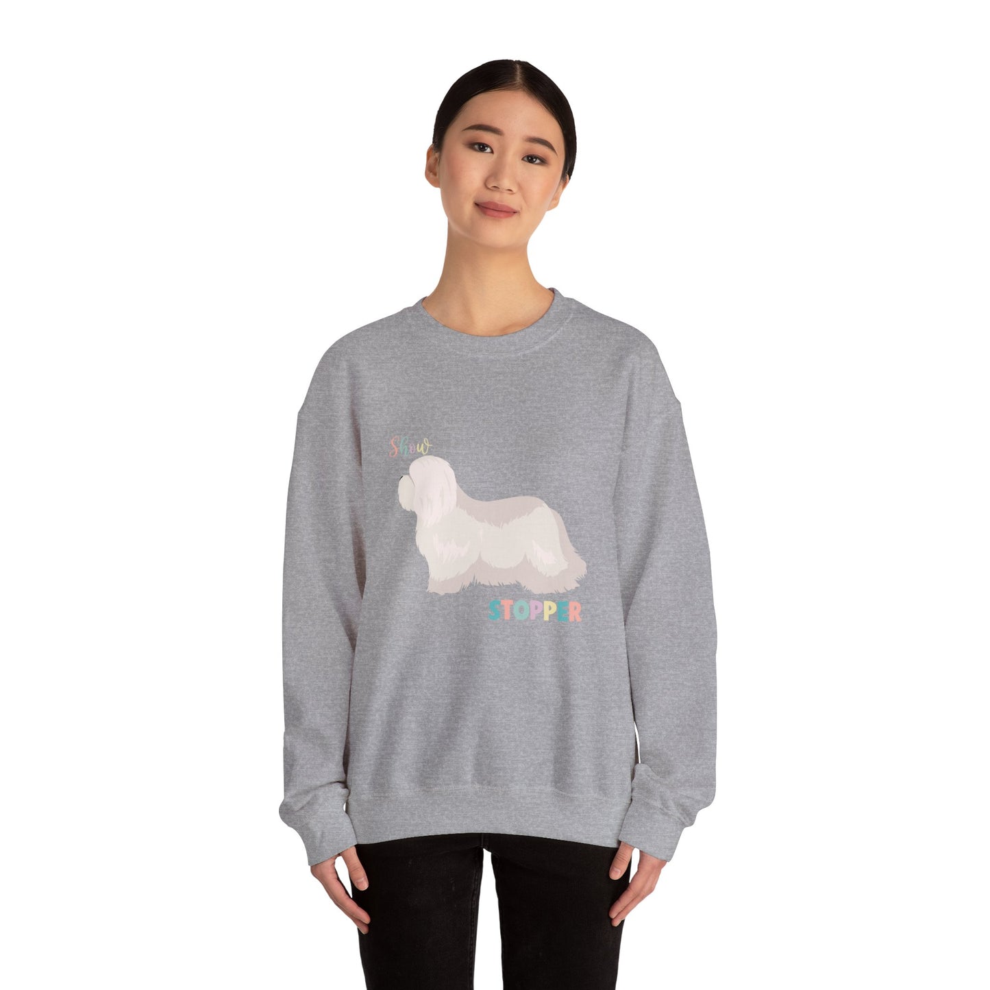 Coton De Tulear Dog Unisex Heavy Blend Crewneck Sweatshirt