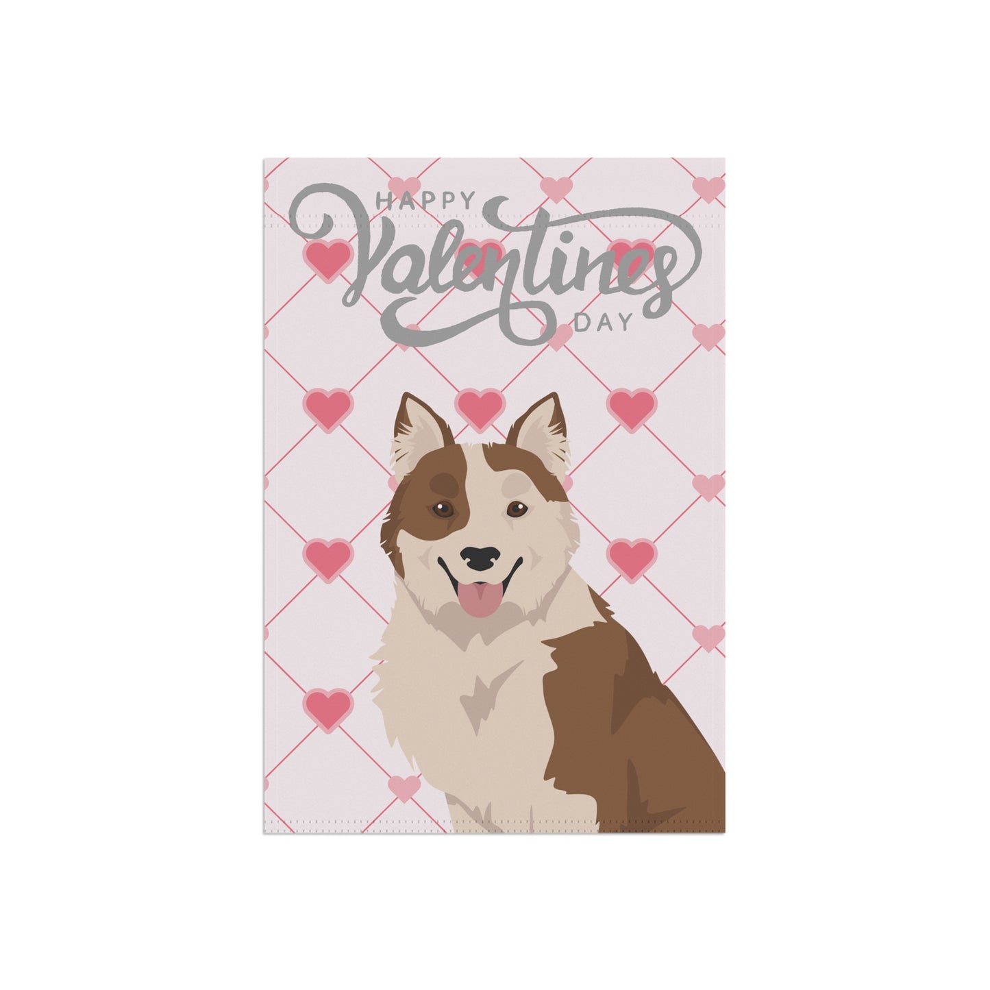 Elo Dog Valentines Day Garden Flag