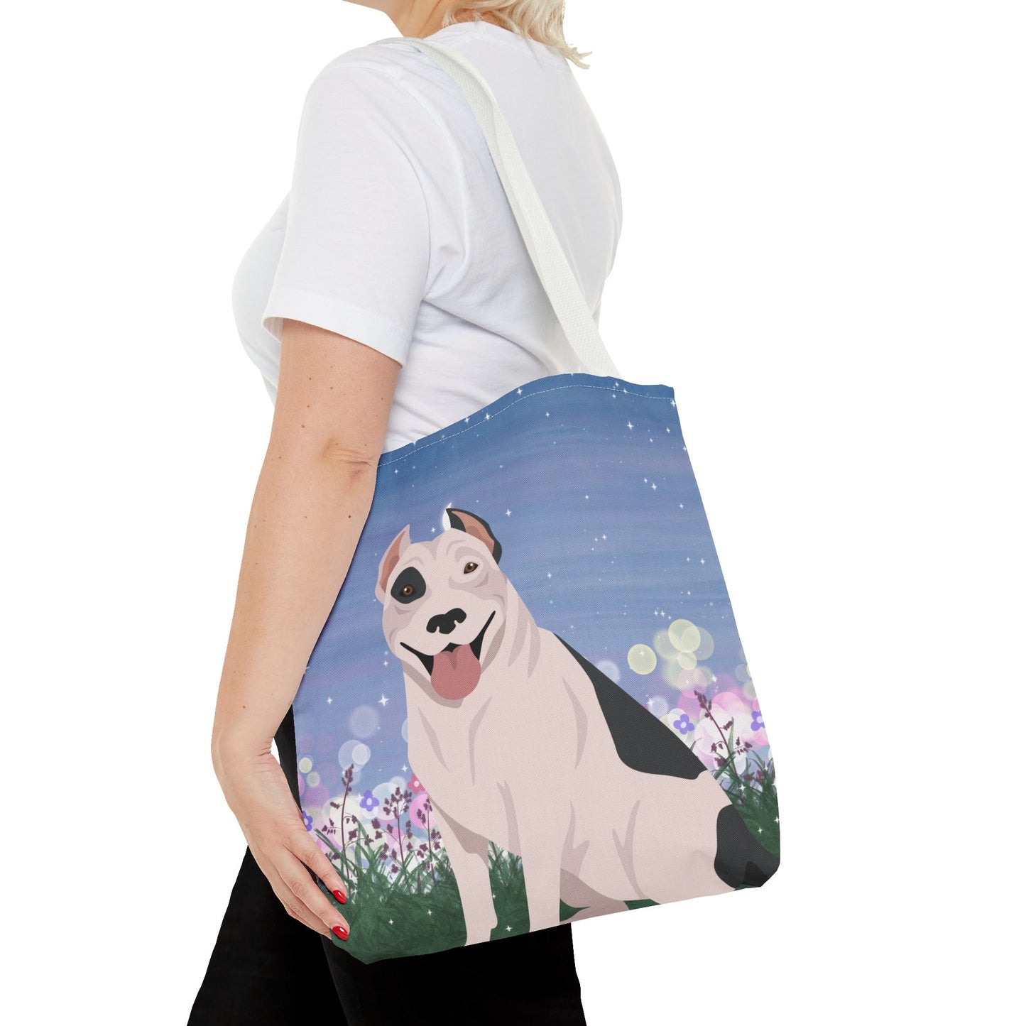 Pit Bull Dog Tote Bag 16x16