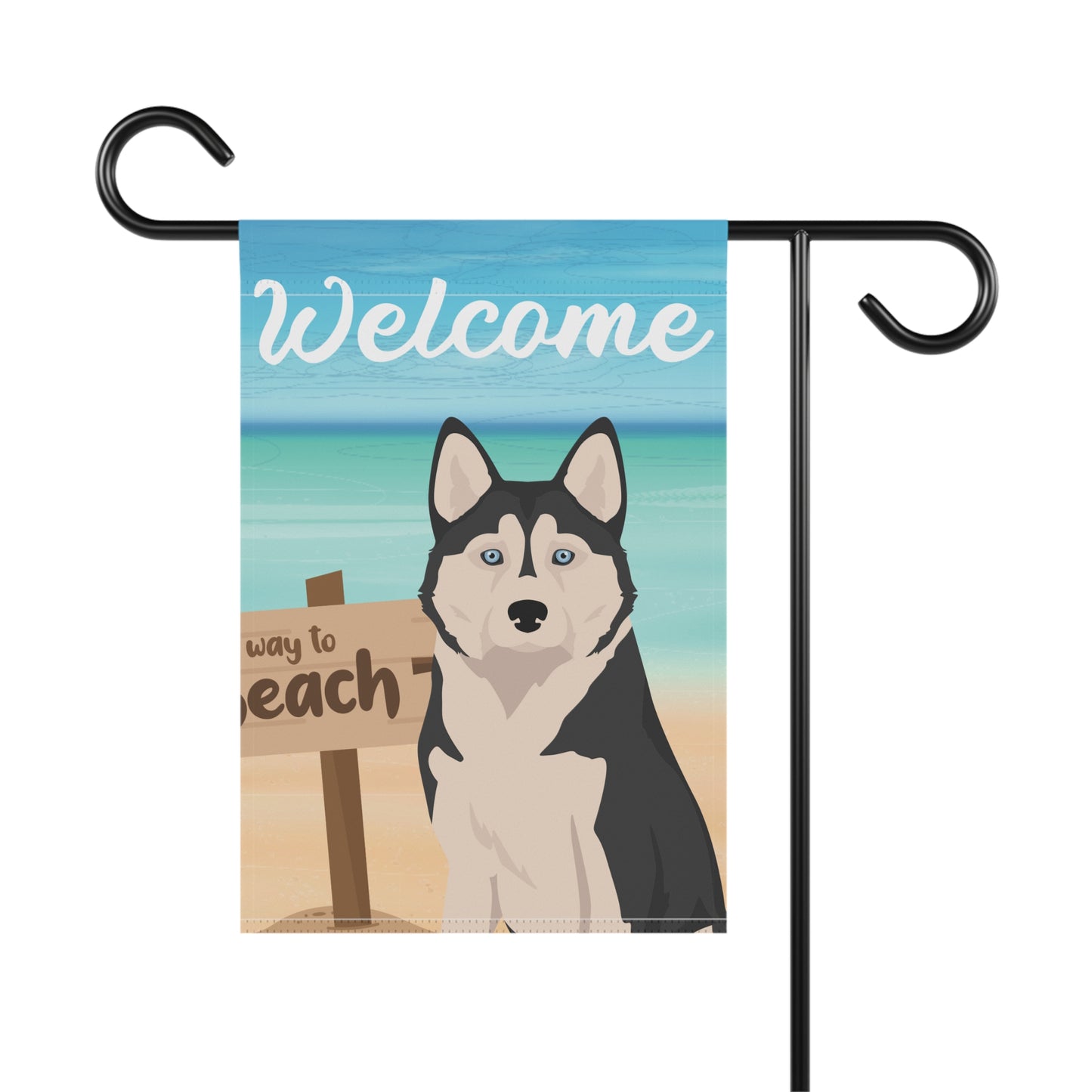Alaskan Husky Dog Garden Flag