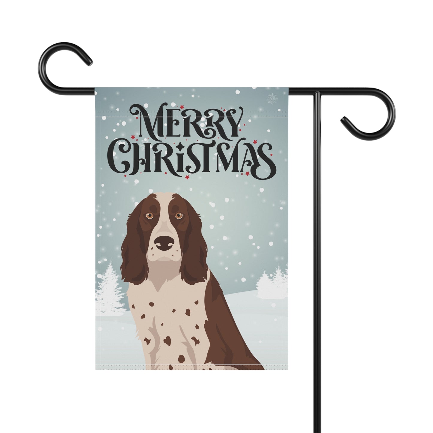 Russian Spaniel Dog Garden Flag