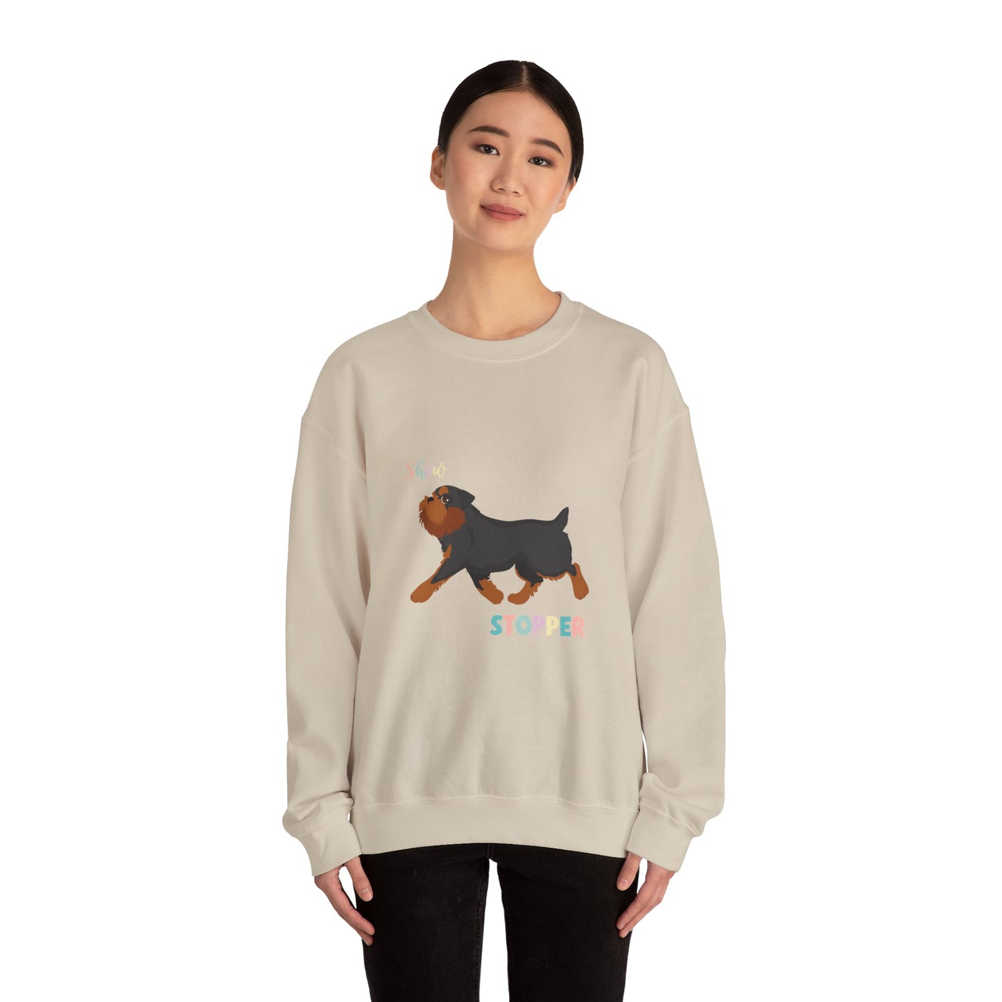 Brussels Griffion Dog Unisex Heavy Blend Crewneck Sweatshirt