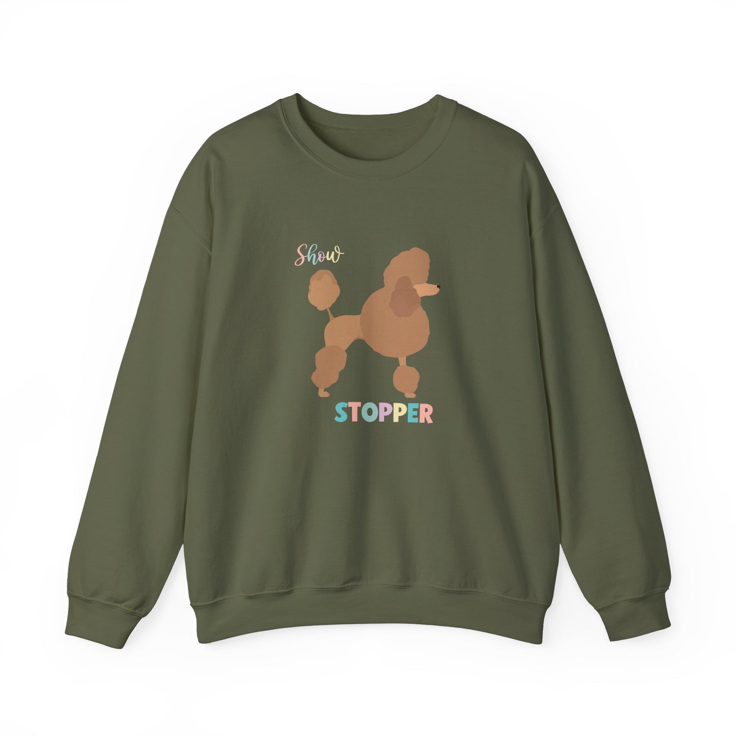 Poodle Dog Show Stopper Unisex Heavy Blend Crewneck Sweatshirt,Dog Mom Gift